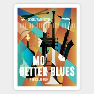 Mo Better Blues - Alternative Movie Poster Sticker